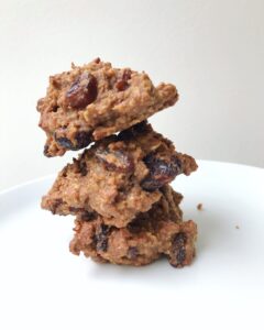 Vegan overnight oats cookies