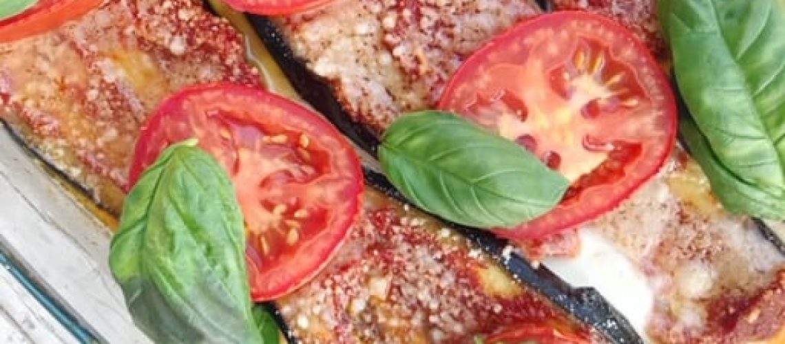 Melanzane met aubergine en courgette